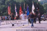 Posted by Gordon Spears on 6/13/2002, 51KB
SSG Gordon Spears caries the American Flag in the Memorial day Parade in Blairsville Ga